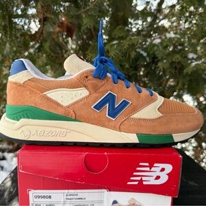 Teddy Santis x New Balance 998 Made In USA ‘Orange Royal’ U998OB Size 11.5